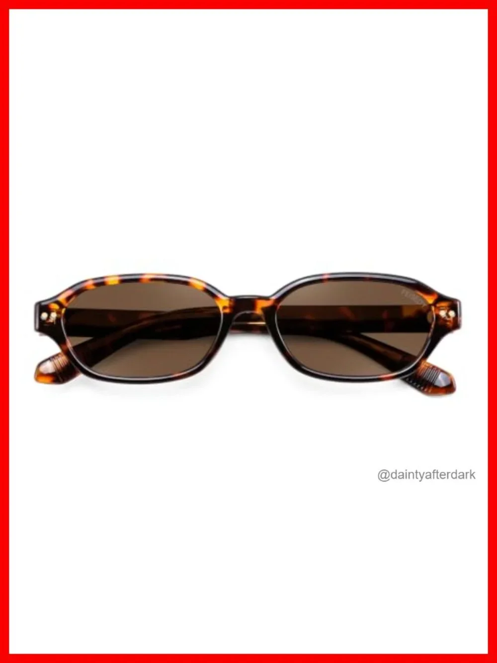 Retro Polarized Rectangle Sunglasses UV400 Protection